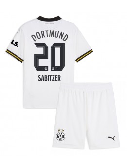 Billige Borussia Dortmund Marcel Sabitzer #20 Tredjedraktsett Barn 2024-25 Kortermet (+ Korte bukser)